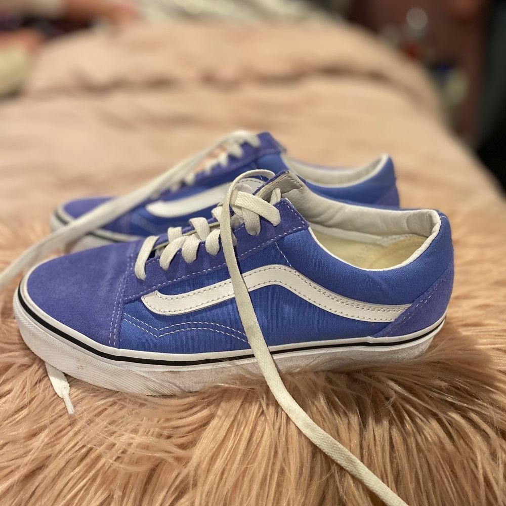 Blue & White Vans 💙🤍